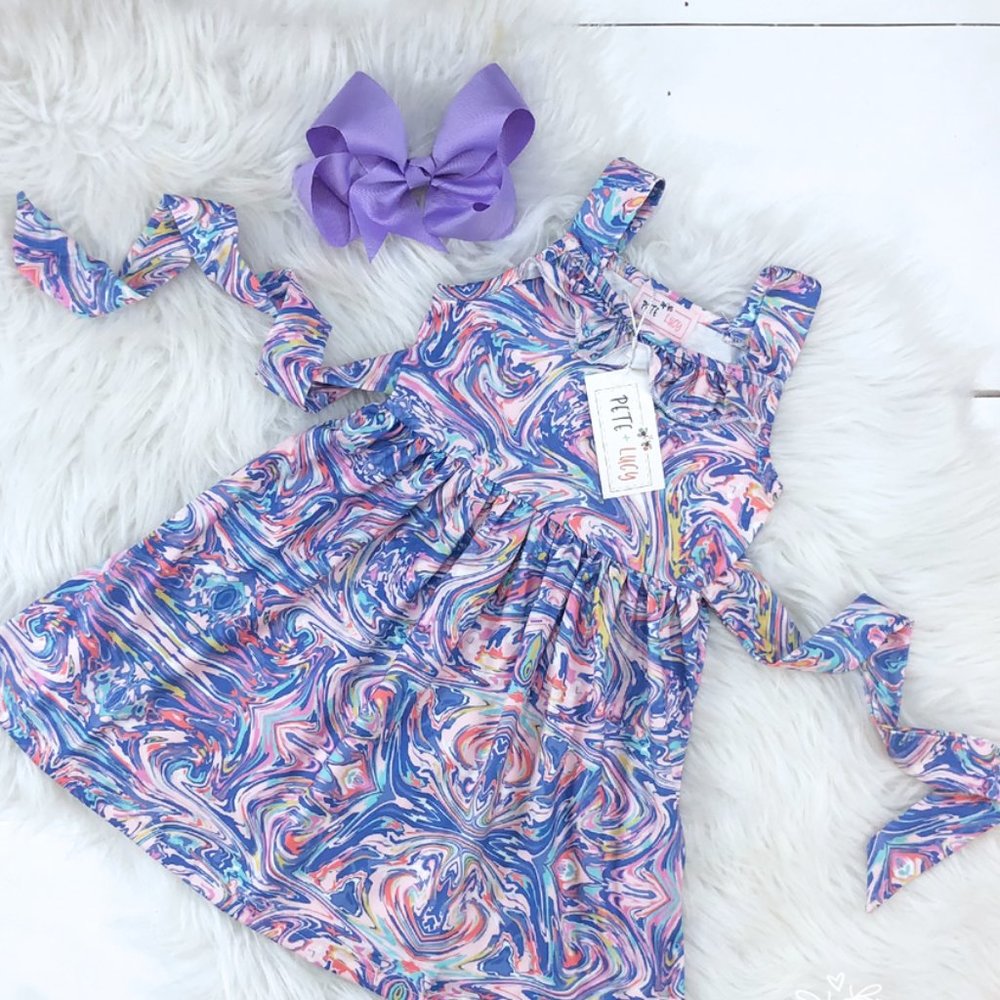 Purple Swirl Dress